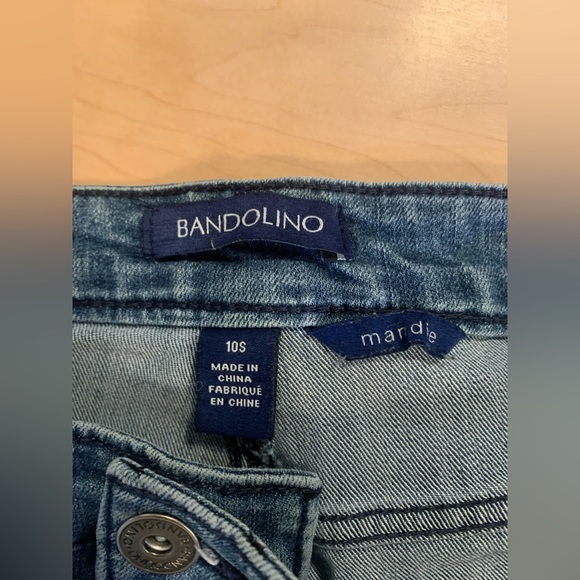 Bandelino mandie straight leg jeans 10 short/28” - Picture 5 of 8